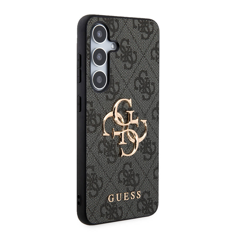 Guess Galaxy S24 Orjinal Lisanslı PU Deri Yazı ve 4G Metal Logolu Desenli Kılıf Guess Galaxy S24 Orjinal Lisanslı PU Deri Yazı ve 4G Metal Logolu Desenli Kılıf